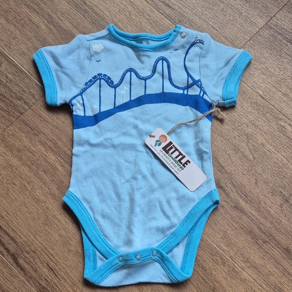 Blue Roller Coaster Kids One Piece